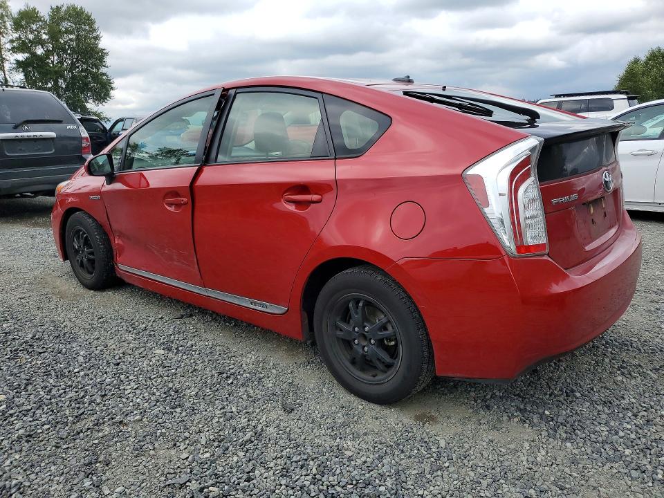 2012 Toyota Prius VIN JTDKN3DU5C5437332 COPART salvage auction — SIDE, WA - BILL OF SALE, sold $60 on 2026-07-27 (photo 2)