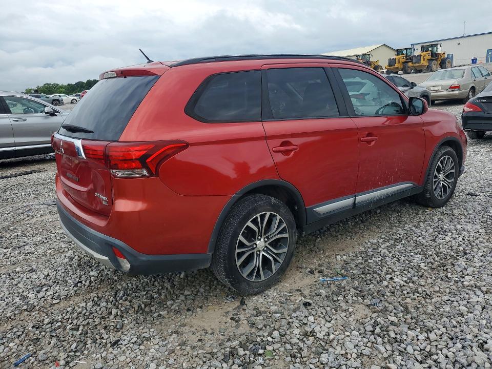 2016 Mitsubishi Outlander VIN JA4AD3A39GZ004762 COPART salvage auction — REAR END, Tn - Certificate Of Title (P), sold $175 on 2026-07-21 (photo 3)