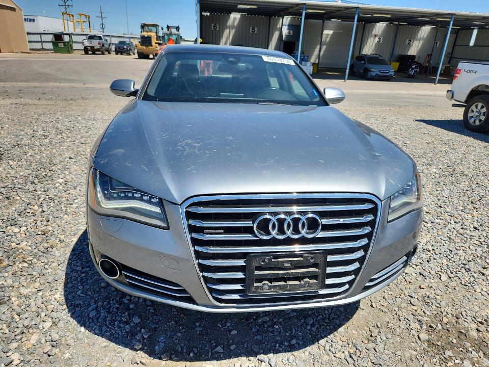 2013 Audi A8 VIN WAURGAFD0DN019947 COPART salvage auction — REAR END, Co - Dis/Dlr/Exp Only Clean Title, sold $250 on 2026-07-16 (photo 5)