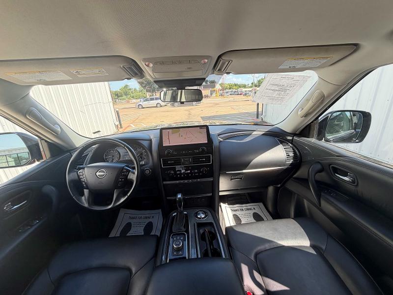 2021 Nissan Armada VIN JN8AY2AC6M9145552 COPART salvage auction — MINOR DENT/SCRATCHES, Az - Certificate Of Title (P), sold $9,700 on 2026-07-08 (photo 9)