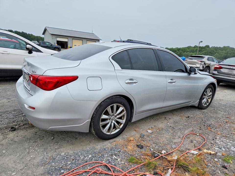2015 Infiniti Q50 VIN JN1BV7AR3FM408075 COPART salvage auction — MINOR DENT/SCRATCHES, Pa - Cert Of Title, sold $1,550 on 2026-07-27 (photo 3)