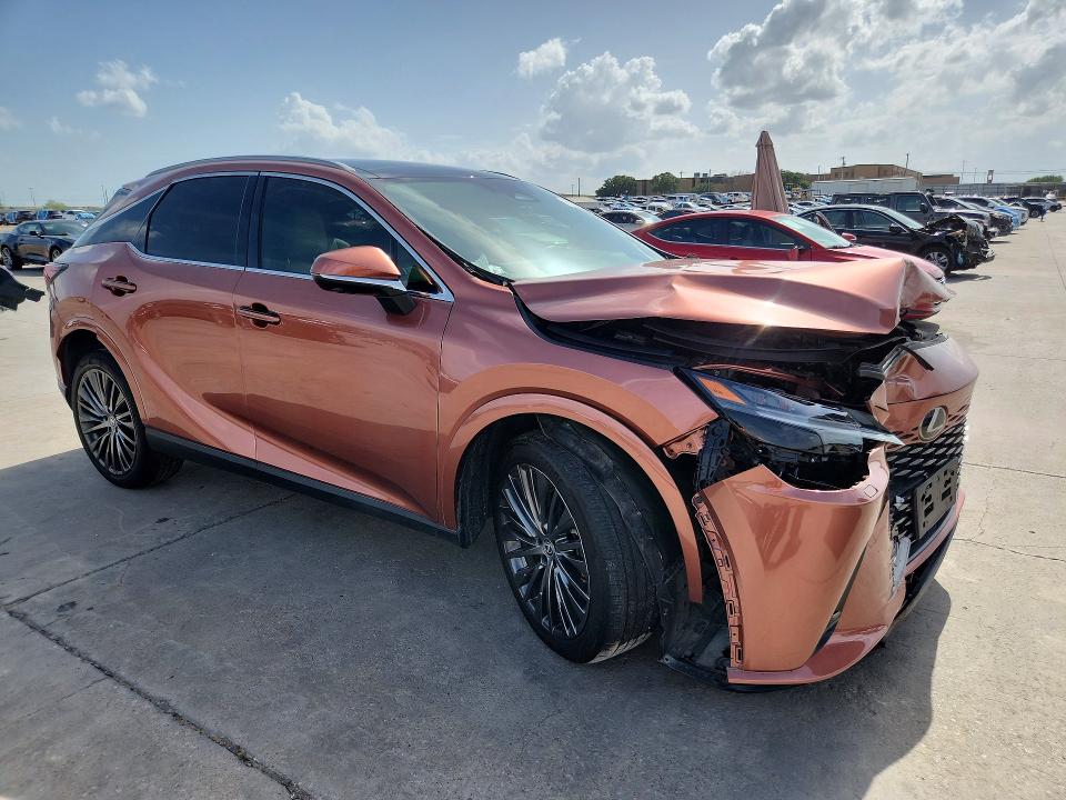 2024 Lexus Rx VIN 2T2BBMCA8RC039481 COPART salvage auction — FRONT END, Tx - Certificate Of Title, sold $28,500 on 2026-10-01 (photo 4)