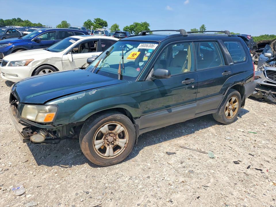 2003 Subaru Forester VIN JF1SG63673H752247 COPART salvage auction — UNDERCARRIAGE, Ma - Cert Of Title-Reconstrctd Coll, sold $200 on 2026-07-29 (photo 1)