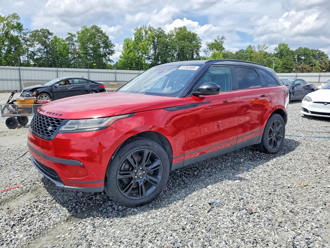 2019 Land Rover Range Rover Velar VIN SALYB2EX2KA207459 — COPART salvage auction photo