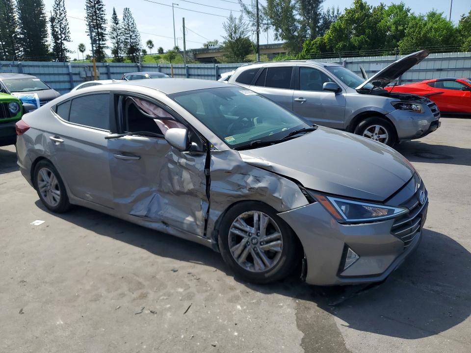 2020 Hyundai Elantra VIN KMHD84LF5LU105269 COPART salvage auction — SIDE, Fl - Certificate Of Destruction, sold $2,200 on 2026-07-29 (photo 4)