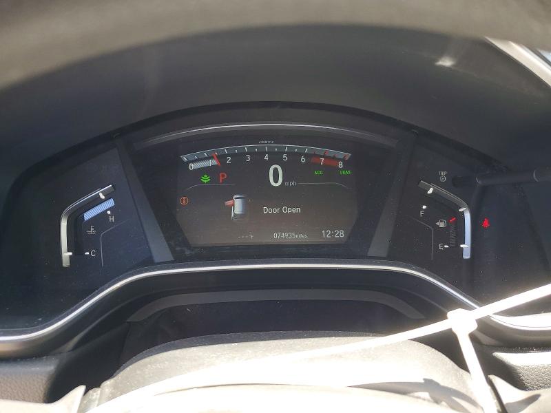 2018 Honda Cr-v VIN 7FARW1H56JE032552 COPART salvage auction — FRONT END, CA - SALVAGE CERTIFICATE, sold $7,200 on 2026-07-31 (photo 9)