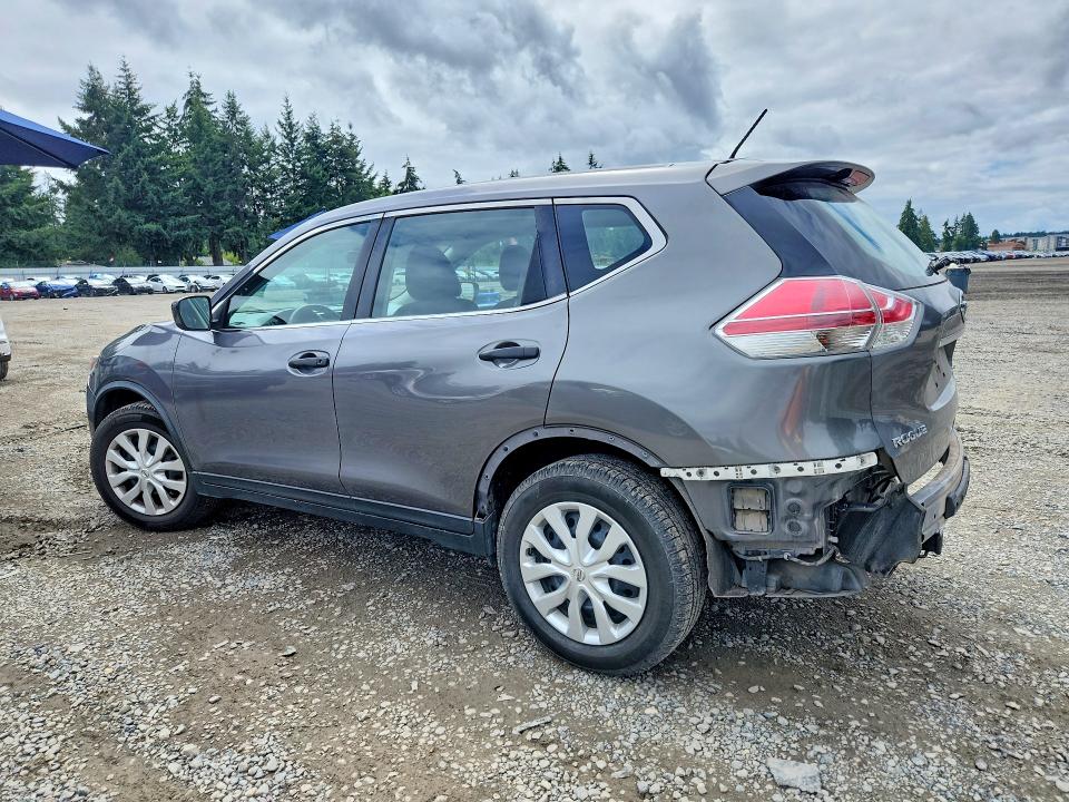 2016 Nissan Rogue VIN KNMAT2MT0GP674601 COPART salvage auction — REAR END, Wa - Bill Of Sale, sold $800 on 2026-07-28 (photo 2)