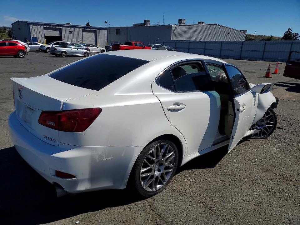2006 Lexus Is 350 VIN JTHBE262865002569 COPART salvage auction — FRONT END, CA - SALVAGE CERTIFICATE, sold $500 on 2026-07-17 (photo 3)