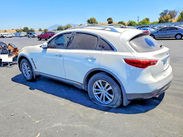 2010 Infiniti Fx35 VIN JN8AS1MW8AM855904 COPART salvage auction — VANDALISM, CA - SALVAGE CERTIFICATE, sold $150 on 2026-07-20 (photo 2)