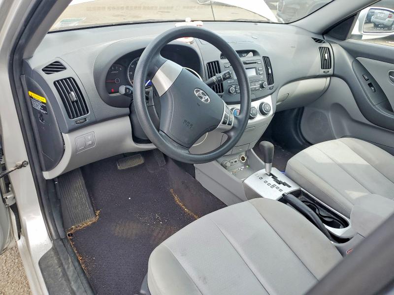 2009 Hyundai Elantra VIN KMHDU46D39U796381 COPART salvage auction — FRONT END, CT - CERT OF TITLE-SALVAGE, sold $600 on 2026-07-17 (photo 8)