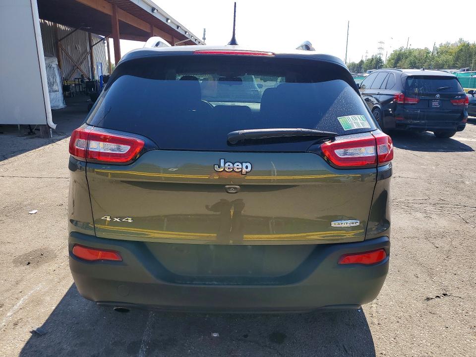2018 Jeep Cherokee VIN 1C4PJMCB7JD602291 COPART salvage auction — HAIL, Co - Certificate Of Title, sold $2,100 on 2026-07-23 (photo 6)