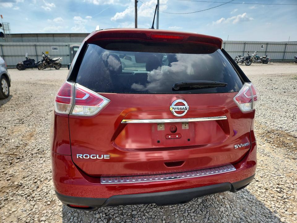 2015 Nissan Rogue VIN KNMAT2MV8FP512960 COPART salvage auction — FRONT END, Oh - Certificate Of Title, sold $600 on 2026-07-24 (photo 6)