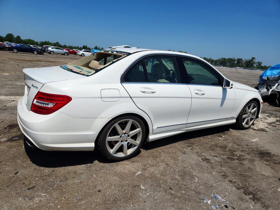 2014 Mercedes-benz C class VIN WDDGF8AB2EA923339 COPART salvage auction — REAR END, Va - Certificate Of Title, sold $3,550 on 2026-07-15 (photo 3)
