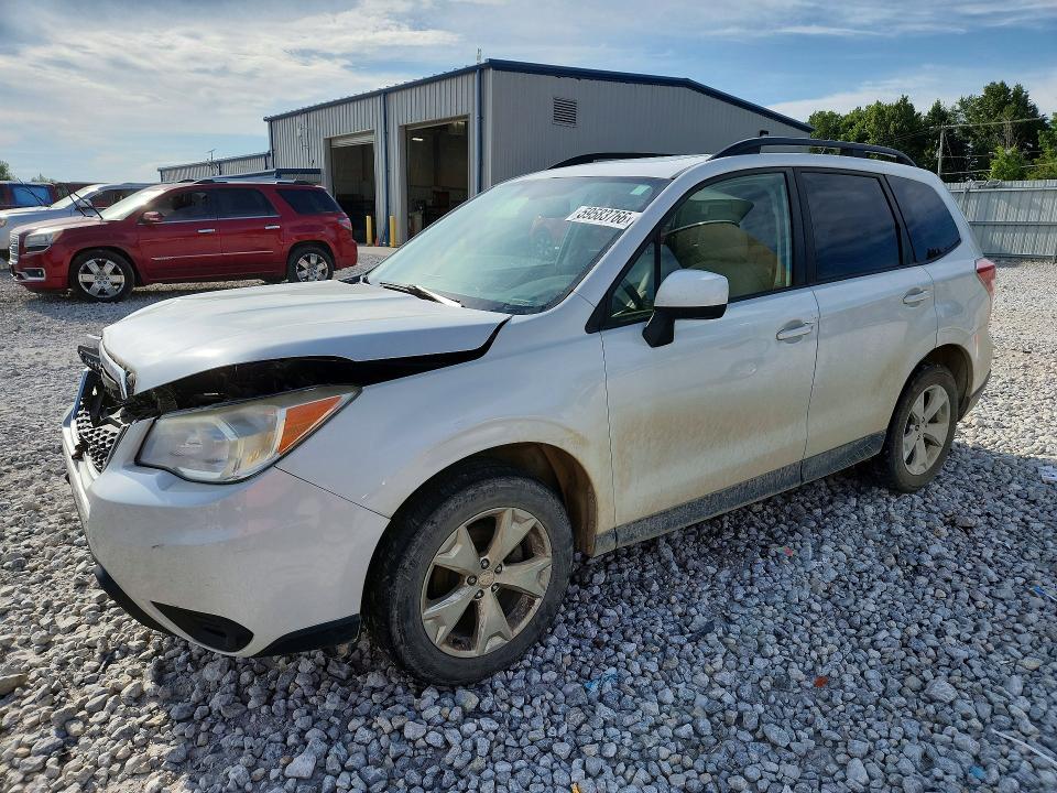 2014 Subaru Forester VIN JF2SJAEC3EH416083 COPART salvage auction — FRONT END, Mi - Certificate Of Title, sold $175 on 2026-07-23 (photo 1)