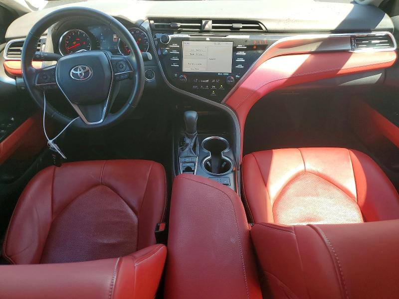 2018 Toyota Camry VIN 4T1B61HK8JU106253 COPART salvage auction — REAR END, Ca - Salvage Certificate, sold $9,800 on 2026-07-30 (photo 8)