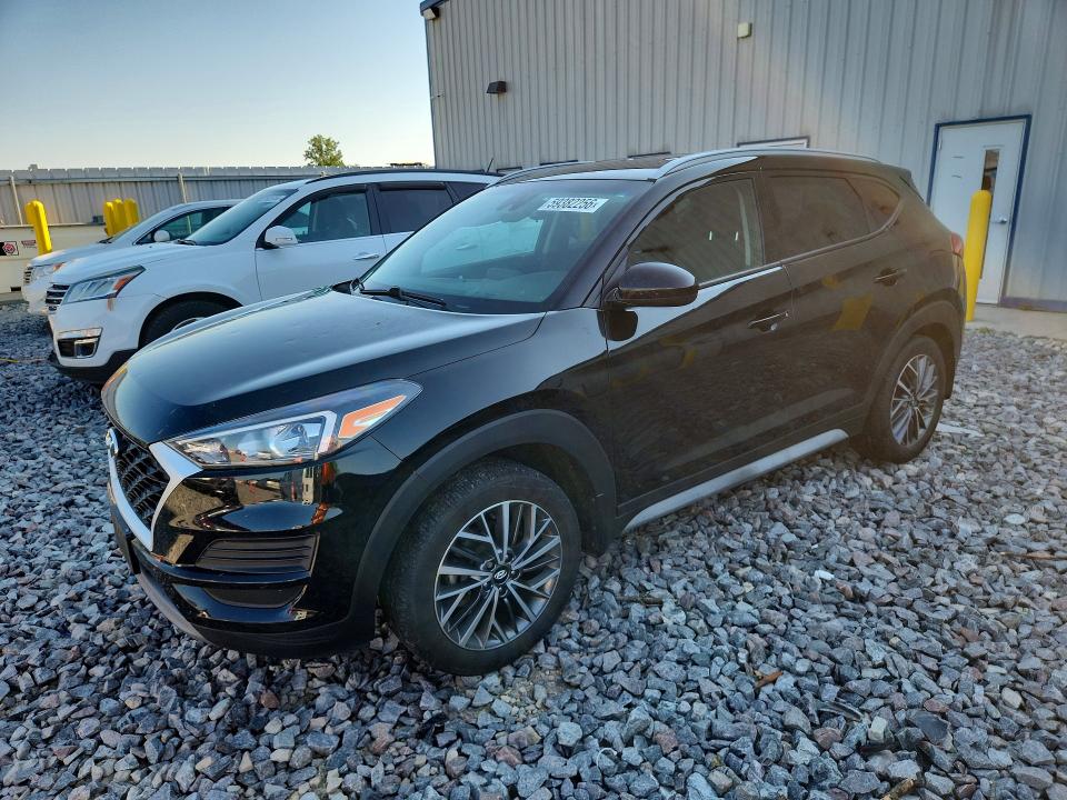 2019 Hyundai Tucson VIN KM8J3CALXKU933885 COPART salvage auction — HAIL, Wi - Certificate Of Title, sold $7,800 on 2026-07-20 (photo 1)
