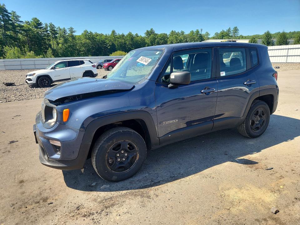 2020 Jeep Renegade VIN ZACNJBAB1LPL50523 COPART salvage auction — FRONT END, Me - Cert Of Title-Salvage Collisio, sold $2,150 on 2026-08-12 (photo 1)