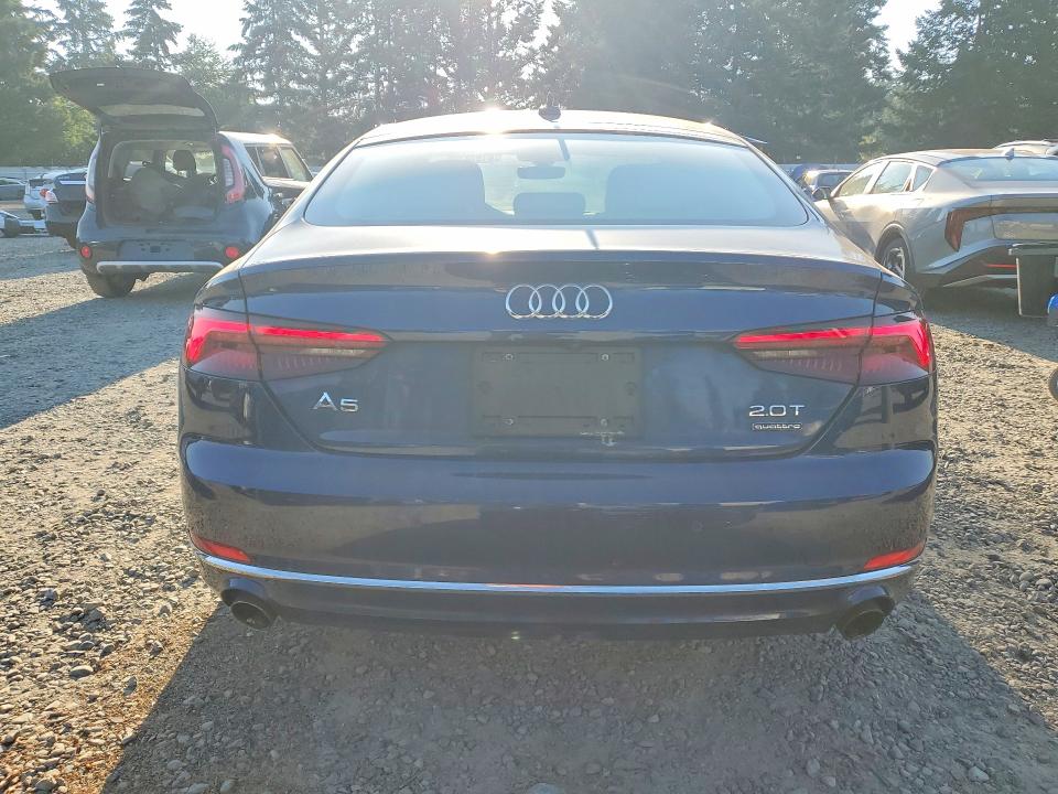 2018 Audi A5 VIN WAUBNCF58JA048420 COPART salvage auction — FRONT END, Wa - Bill Of Sale, sold $3,050 on 2026-07-31 (photo 6)
