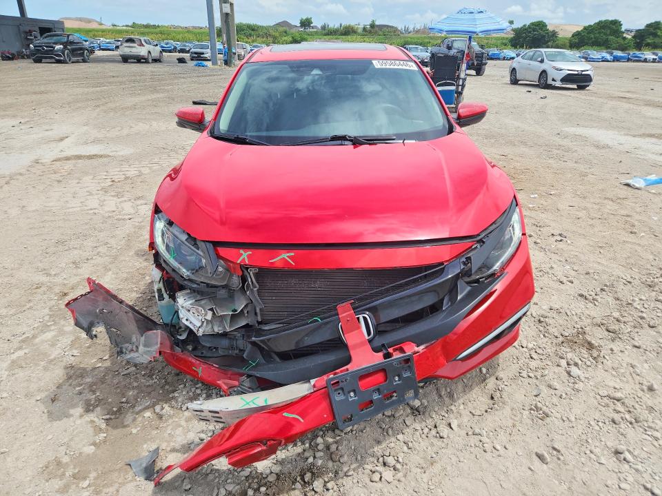 2019 Honda VIN JHMFC1F39KX013346 COPART salvage auction — FRONT END, Fl - Cert Of Title Slvg Rebuildable, sold $3,500 on 2026-07-16 (photo 5)