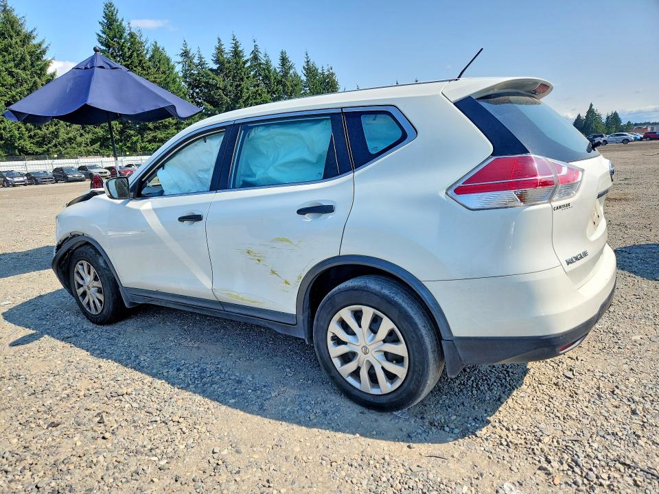2016 Nissan Rogue VIN KNMAT2MV9GP594098 COPART salvage auction — FRONT END, Wa - Bill Of Sale, sold $850 on 2026-07-31 (photo 2)