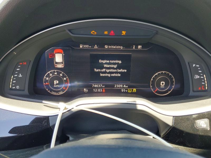 2017 Audi Q7 VIN WA1LAAF74HD046479 COPART salvage auction — REAR END, Ca - Salvage Certificate, sold $6,900 on 2026-07-27 (photo 9)