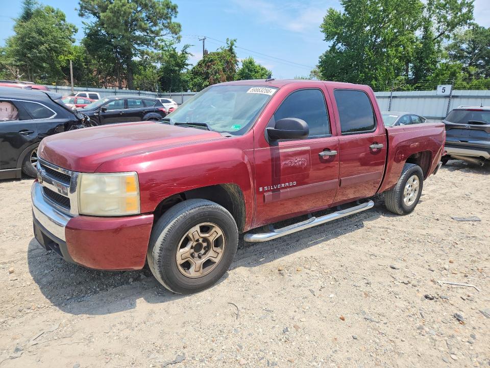 2008 Chevrolet Silverado VIN 3GCEC13J08G311054 COPART salvage auction — REAR END, Va - Certificate Of Title, sold $925 on 2026-09-01 (photo 1)