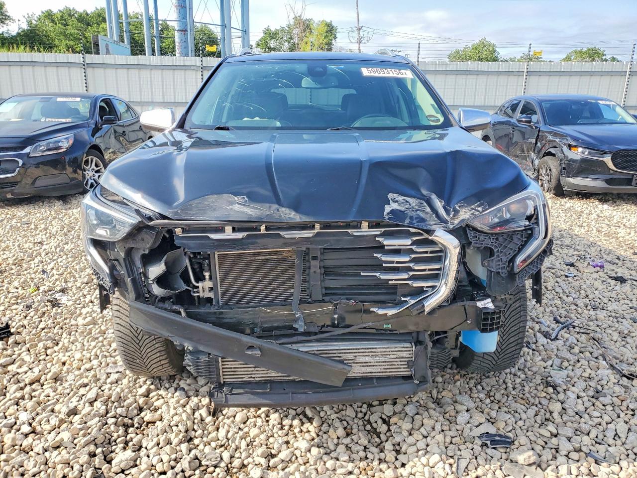 2019 GMC Terrain VIN 3GKALXEXXKL336310 COPART salvage auction — Front End, IL - SALVAGE CERTIFICATE, sold $5,700 on 2026-10-22 (photo 5)