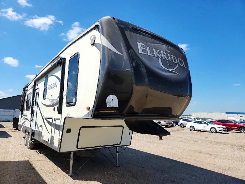 2015 Heartland Elkridge VIN 5SFRG3924FE298599 COPART salvage auction — WATER/FLOOD, NE - CERT OF TITLE-SALVAGE, sold $30 on 2026-07-30 (photo 1)