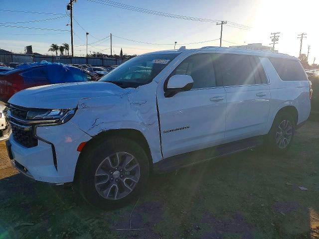 2024 Chevrolet Suburban VIN 1GNSKBKD5RR165203 COPART salvage auction — FRONT END, NV - DIS/DLR/EXP ONLY SALVAGE TITLE, sold $18,600 on 2026-07-29 (photo 1)
