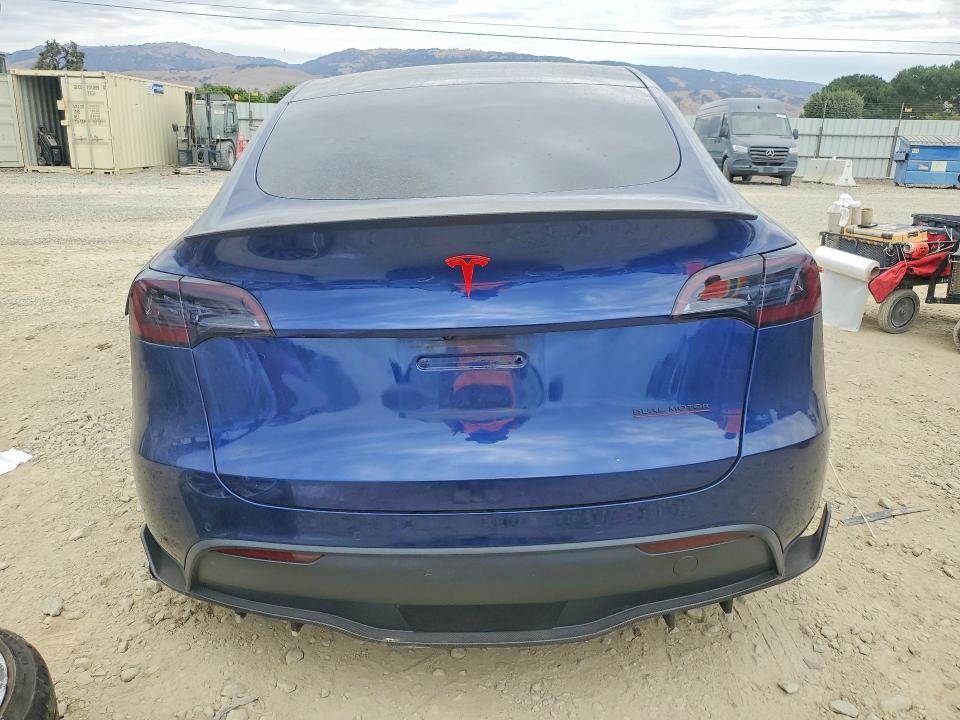2022 Tesla Model y VIN 7SAYGDEF6NF539785 COPART salvage auction — FRONT END, Ca - Salvage Certificate, sold $10,200 on 2026-08-27 (photo 6)