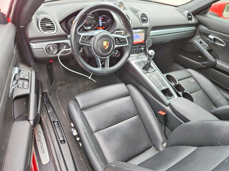 2017 Porsche Cayman VIN WP0AA2A84HS270611 COPART salvage auction — REAR END, Fl - Cert Of Title-Rebuilt (P), sold $10,200 on 2026-07-28 (photo 8)
