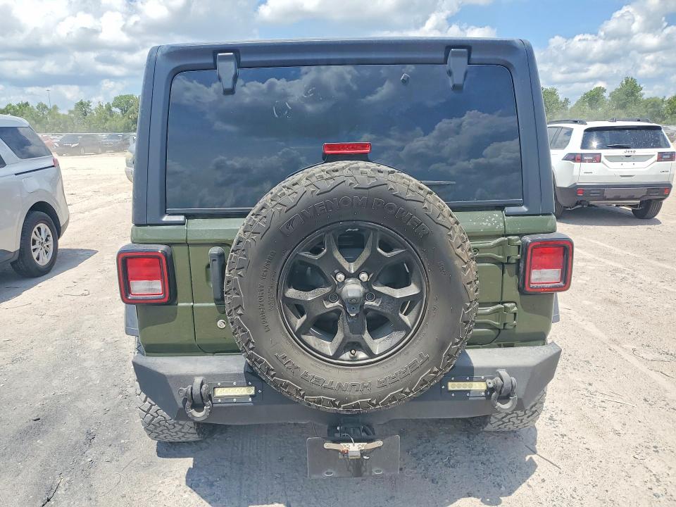 2020 Jeep Wrangler / VIN 1C4HJXDG2LW290744 COPART salvage auction — FRONT END, TX - SALVAGE VEHICLE TITLE, sold $7,500 on 2026-07-28 (photo 6)