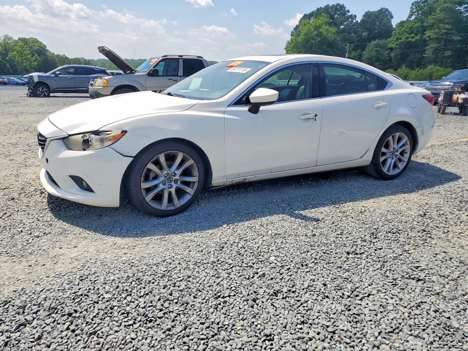 2014 Mazda 6 VIN JM1GJ1W61E1120985 COPART salvage auction — FRONT END, Mt - Dealer Only Clean Title, sold $1,000 on 2026-07-28 (photo 1)