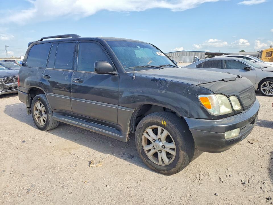 2005 Lexus Lx 470 VIN JTJHT00W753555268 COPART salvage auction — SIDE, TX - SALVAGE VEHICLE TITLE (P), sold $4,900 on 2026-07-10 (photo 4)