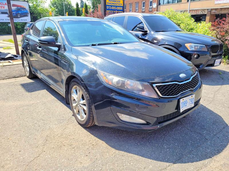 2013 Kia Optima VIN KNAGN4A64D5377057 COPART salvage auction — REAR END, ON - PERMIT NO BRAND - UNFIT (P), sold $1,550 on 2026-07-28 (photo 1)