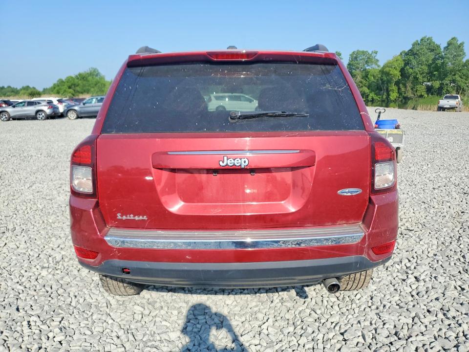 2017 Jeep Compass VIN 1C4NJCEB1HD185033 COPART salvage auction — FRONT END, Oh - Certificate Of Title, sold $90 on 2026-07-09 (photo 6)