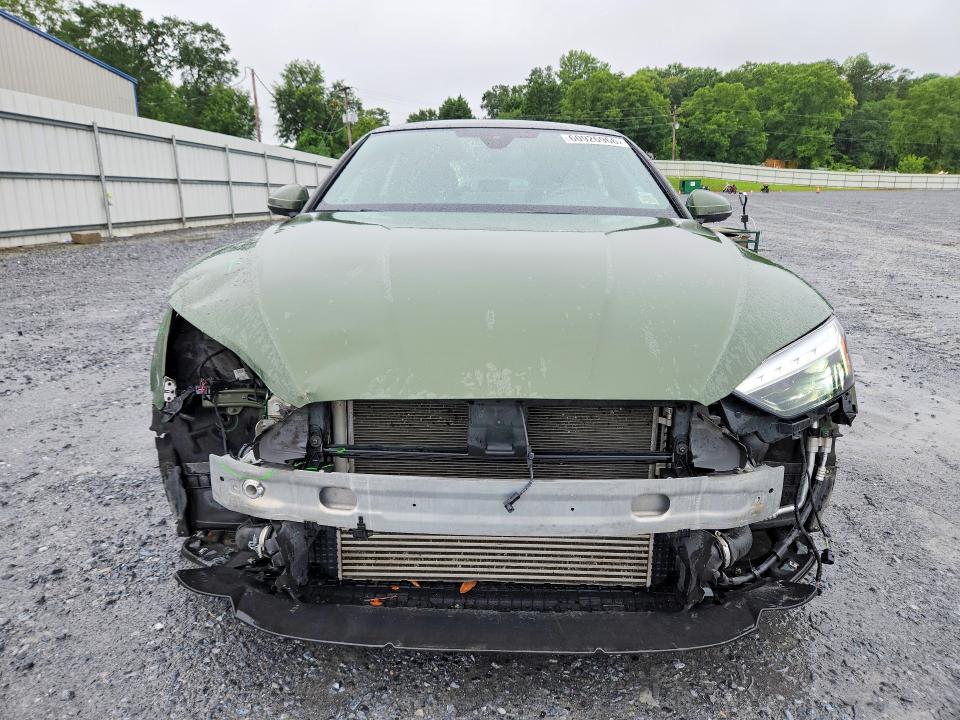2024 Audi A5 VIN WAUFACF56RA019958 COPART salvage auction — FRONT END, Nc - Salvage Certificate Of Title, sold $14,800 on 2026-08-19 (photo 5)