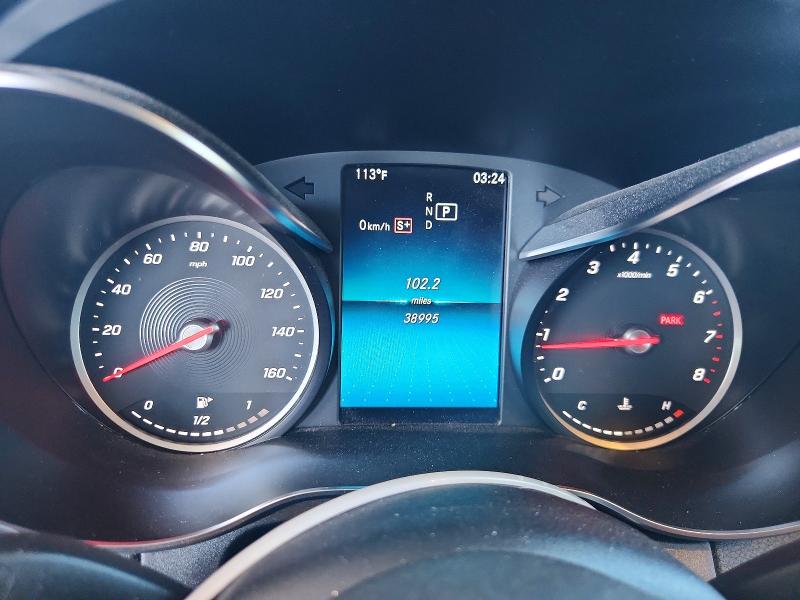 2019 Mercedes-benz C-klasse VIN WDDWF8DBXKR480992 COPART salvage auction — REAR END, Az - Cert Of Title - Salvage, sold $8,500 on 2026-08-06 (photo 9)