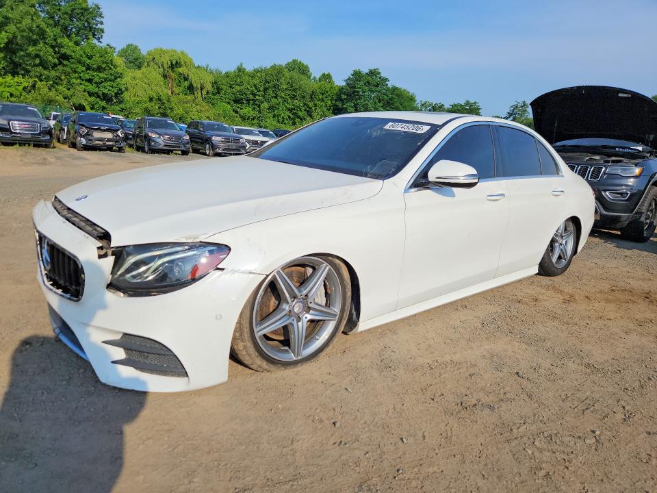 2017 Mercedes-benz E-class VIN WDDZF4KB8HA083491 COPART salvage auction — FRONT END, MA - CERTIFICATE OF TITLE (P), sold $8,900 on 2026-07-27 (photo 1)