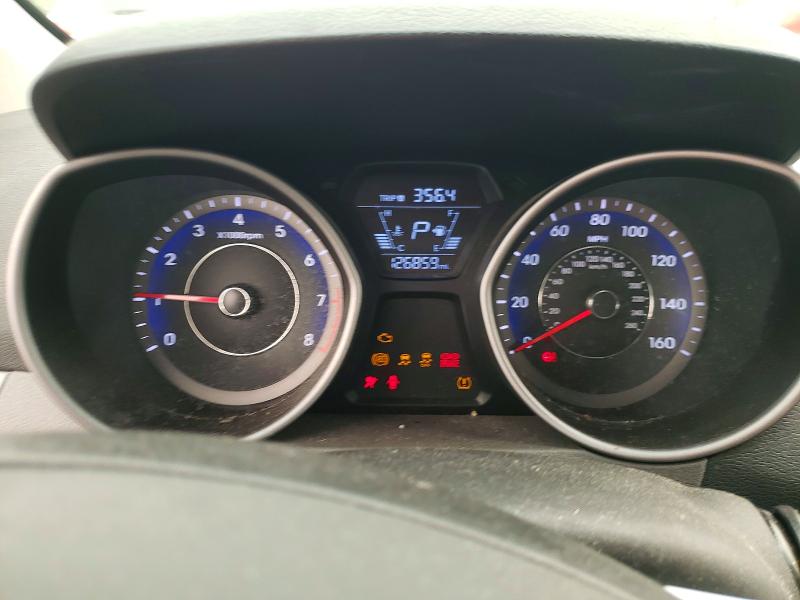 2014 Hyundai Elantra VIN KMHDH4AE6EU179460 COPART salvage auction — REAR END, Ct - Certificate Of Title, sold $1,250 on 2026-07-24 (photo 9)