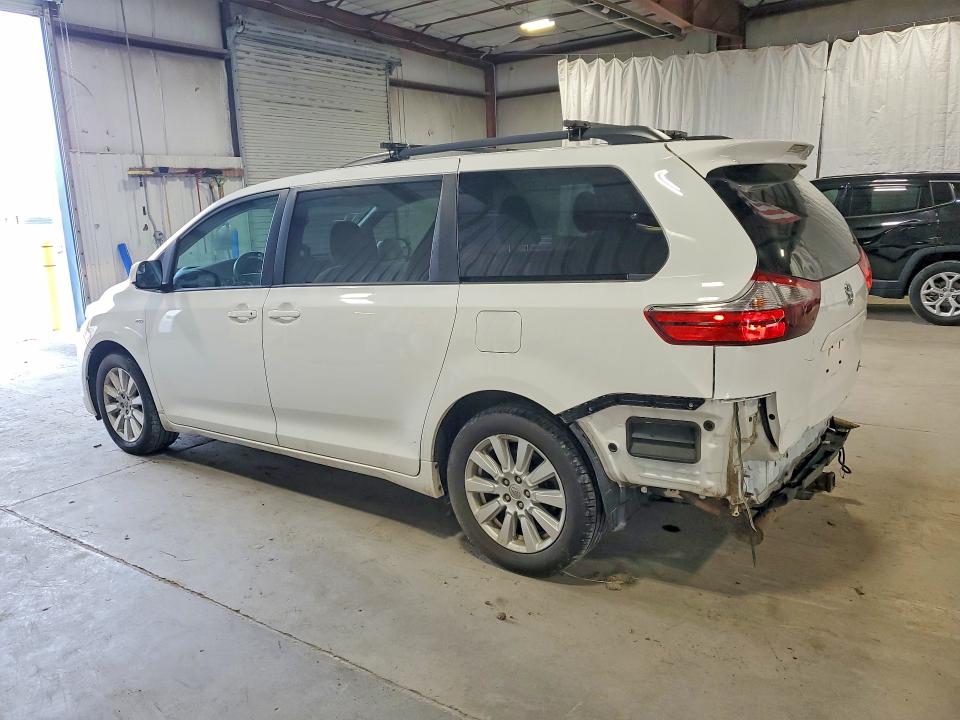 2017 Toyota Sienna VIN 5TDJZ3DCXHS167295 COPART salvage auction — REAR END, Ny - Mv-907A Salvage Certificate, sold $6,600 on 2026-07-27 (photo 2)