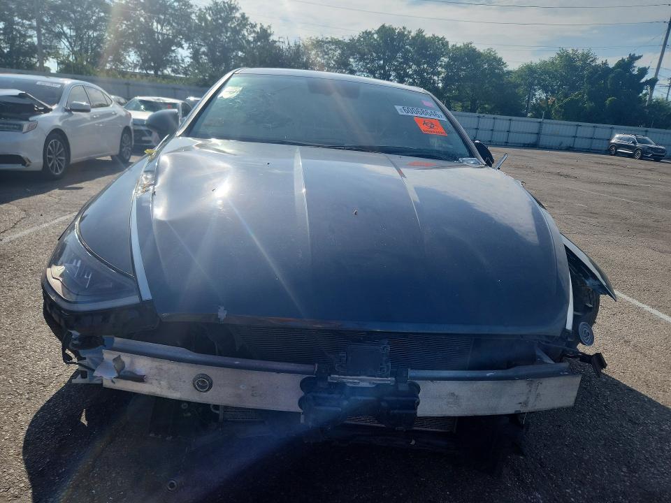 2023 Hyundai Sonata VIN KMHL64JA8PA291681 COPART salvage auction — FRONT END, Oh - Certificate Of Title (P), sold $3,000 on 2026-07-15 (photo 5)