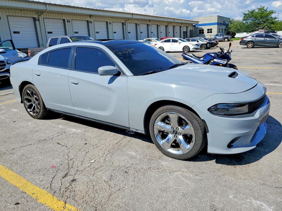 2021 Dodge Charger VIN 2C3CDXCT4MH645272 COPART salvage auction — ROOF, Ky - Cert Of Title-Rebuilt Vehicle (P), sold $14,100 on 2026-09-18 (photo 4)