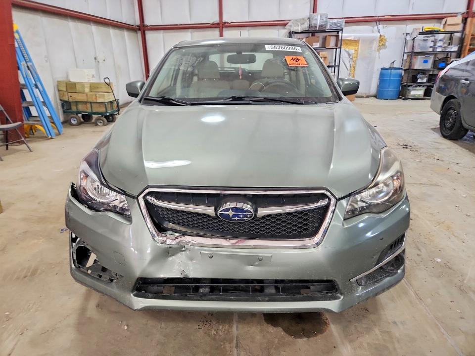 2016 Subaru Impreza VIN JF1GPAB64GH309912 COPART salvage auction — REAR END, MD - CERT OF SALVAGE < 75% DAMAGE, sold $275 on 2026-07-28 (photo 5)