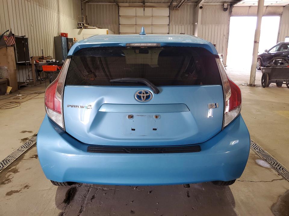 2015 Toyota Prius c VIN JTDKDTB39F1098695 COPART salvage auction — FRONT END, Pa - Certificate Of Salvage, sold $125 on 2026-07-30 (photo 6)