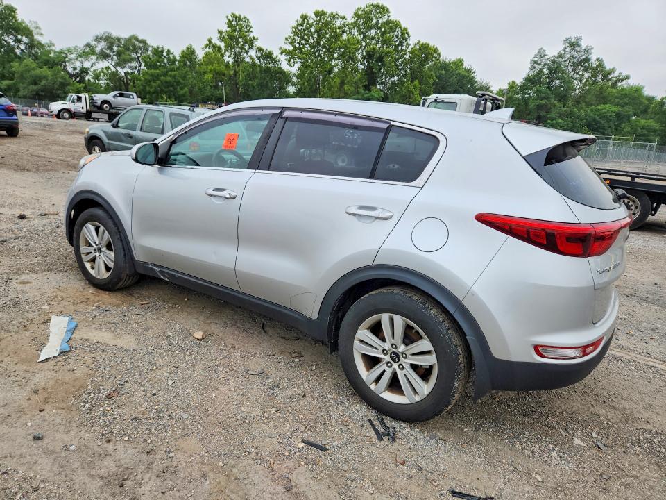 2017 Kia Sportage VIN KNDPM3AC1H7156614 COPART salvage auction — ENGINE BURN, MD - CERTIFICATE OF TITLE, sold $1,500 on 2026-07-27 (photo 2)