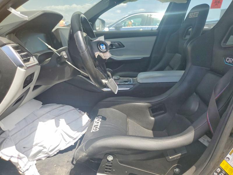 2022 BMW M3 VIN WBS43AY04NFM22983 COPART salvage auction — FRONT END, In - Cert Of Title-Salvage Title (P), sold $15,300 on 2026-07-31 (photo 7)
