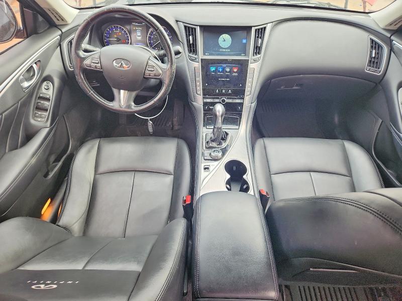 2014 Infiniti Q50 VIN JN1BV7AR7EM693099 COPART salvage auction — HAIL, Co - Certificate Of Title, sold $8,100 on 2026-08-12 (photo 8)