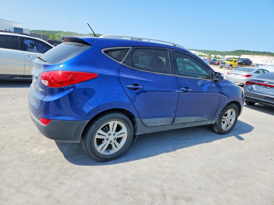2013 Hyundai Tucson VIN KM8JU3AC4DU770764 COPART salvage auction — MECHANICAL, Ok - Certificate Of Title, sold $1,100 on 2026-07-15 (photo 3)