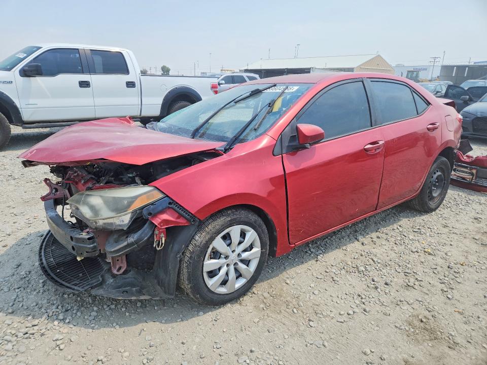 2016 Toyota Corolla VIN 5YFBURHE2GP444370 COPART salvage auction — FRONT END, Co - Public - Salvage Title, sold $1,600 on 2026-07-16 (photo 1)